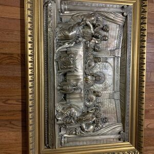 Elegant Gold and Silver Wall Art Decor